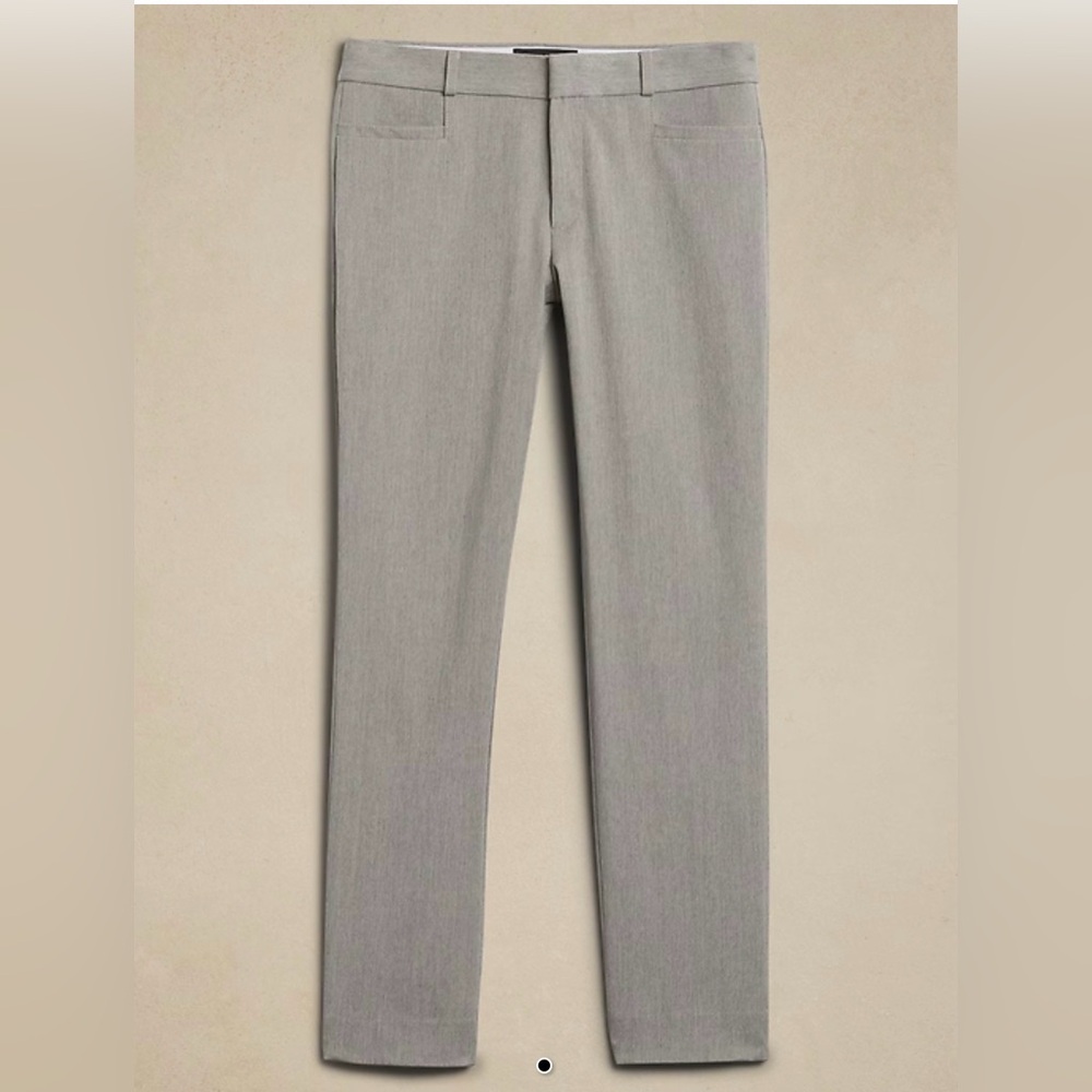 Heather Gray Banana Republic Sloan Slim Pant